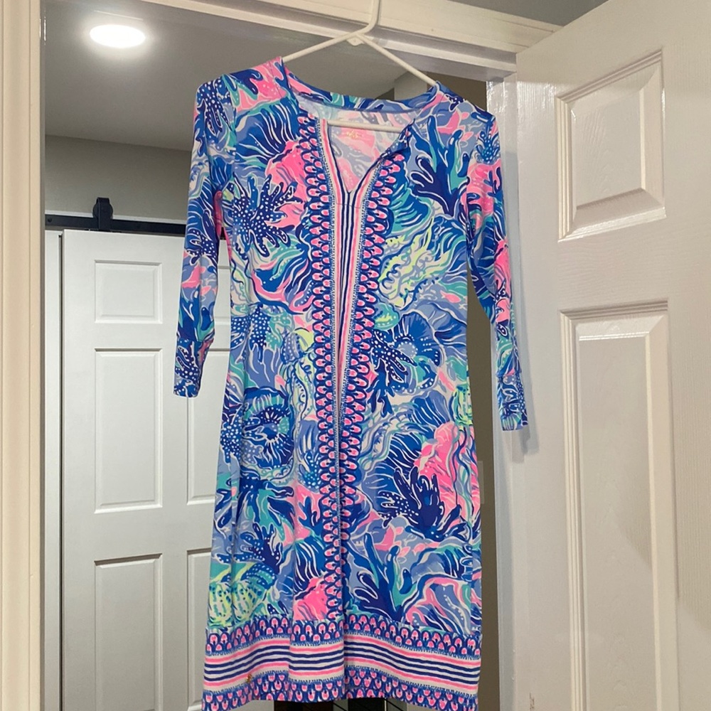Lilly Pulitzer UPF 3/4 length sleeve dress